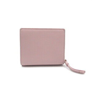 Chloe leather pink round fold wallet bi